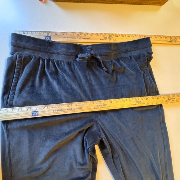 Terra & Sky Velour Pant Set Womens Size 1X Black Lounge Athleisure - Picture 8 of 11
